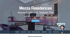 Desktop Screenshot of mezzaresidencesstamesa.com