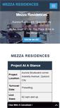 Mobile Screenshot of mezzaresidencesstamesa.com